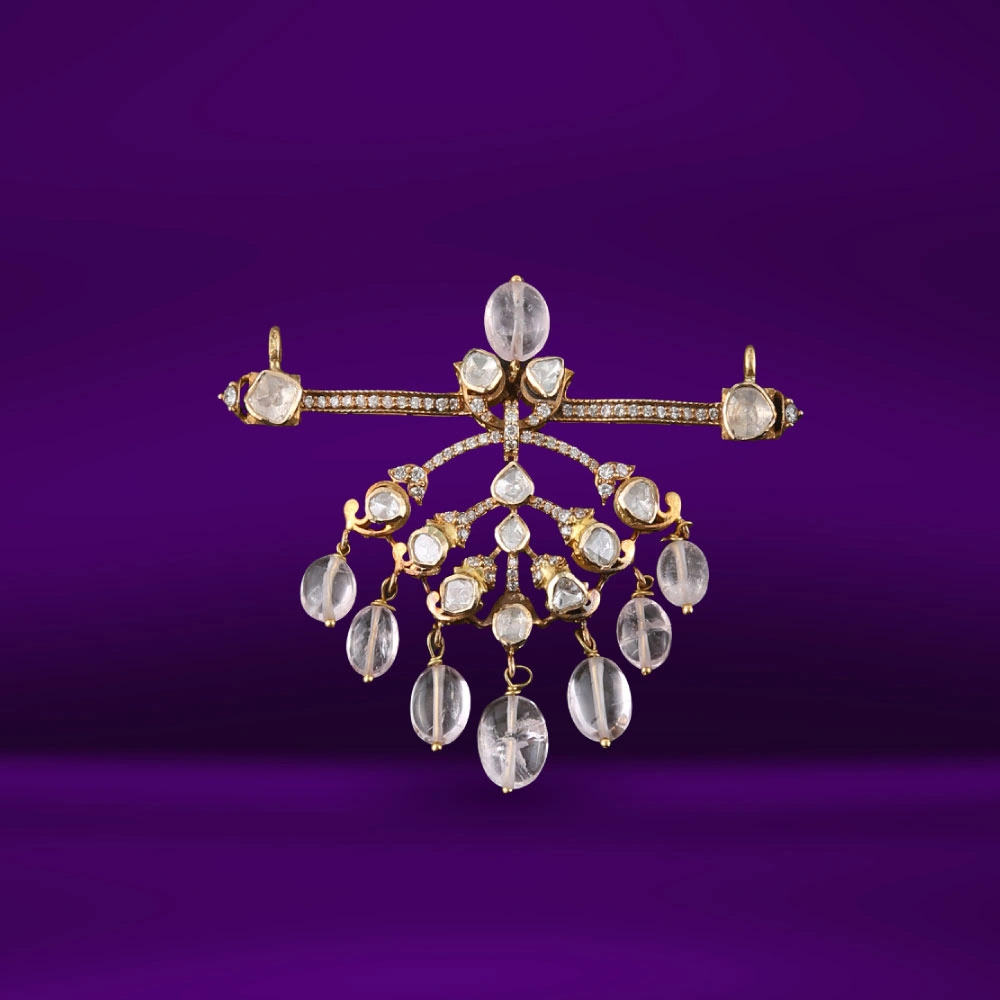 Polki Pendant Set